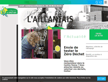 Tablet Screenshot of ccaillantais.fr